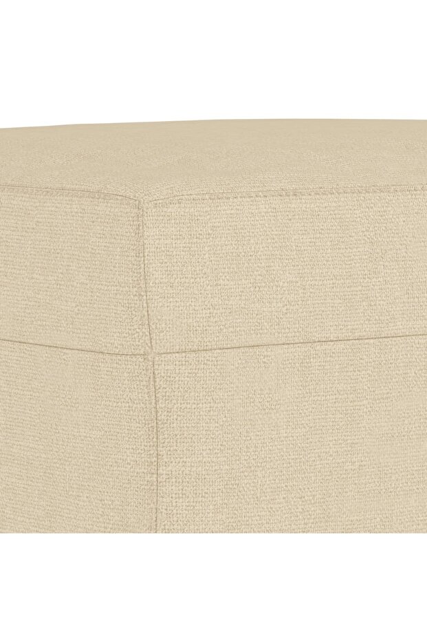 Taburet, crem, 60x50x41 cm, material textil - 5