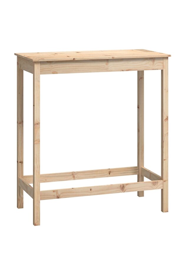 Bar table, 100x50x110 cm, solid pine wood - 2