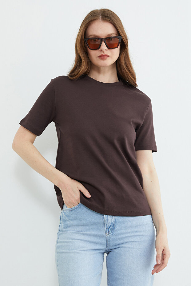 Casual T-Shirt Basic Crew Neck - 3