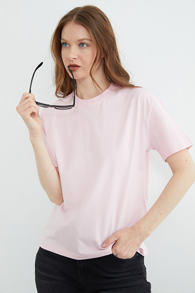 Μπλουζάκι Basic Crew Neck Oversize - 1
