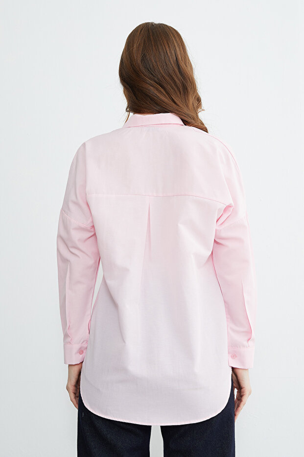 Basic Düğmeli Gömlek - 8