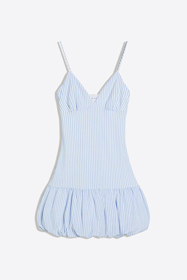 Mini balon elbise - 5