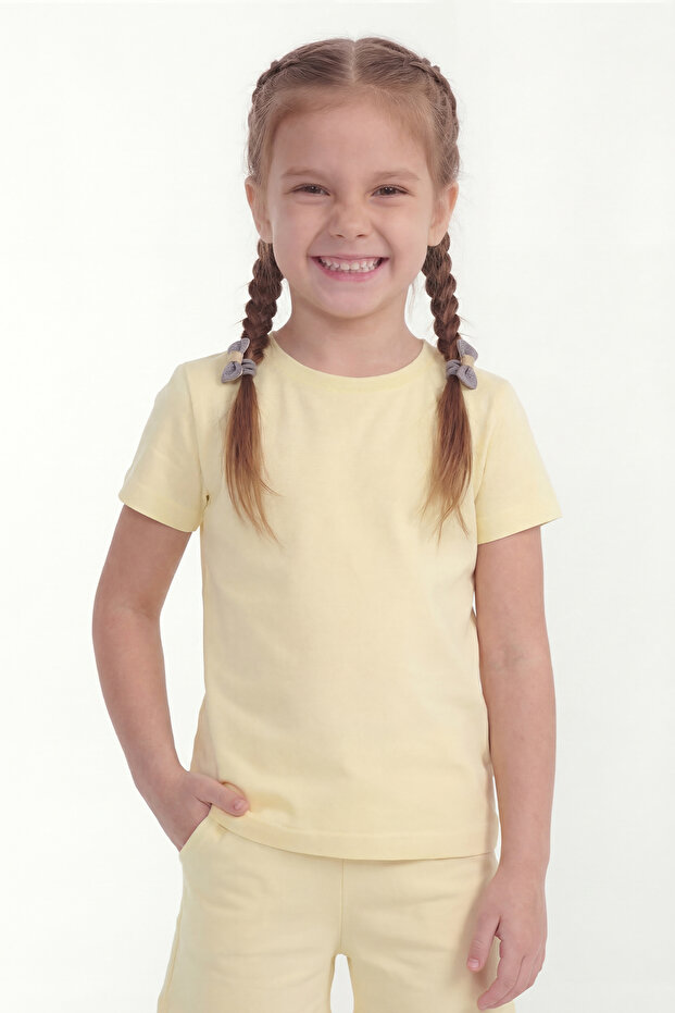 Girls' Short Sleeve Crew Neck T-Shirt