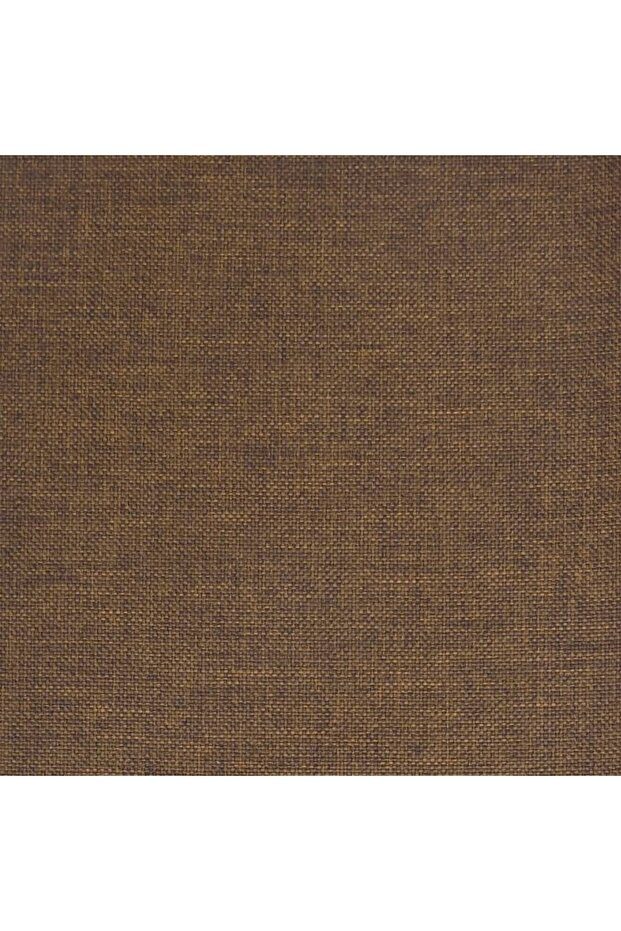 Scaun balansoar cu taburet, maro, textil - 7