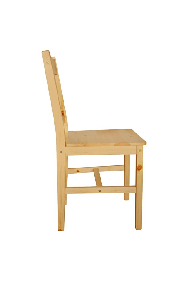 Kitchen chairs, 6 pcs., pine wood - 4