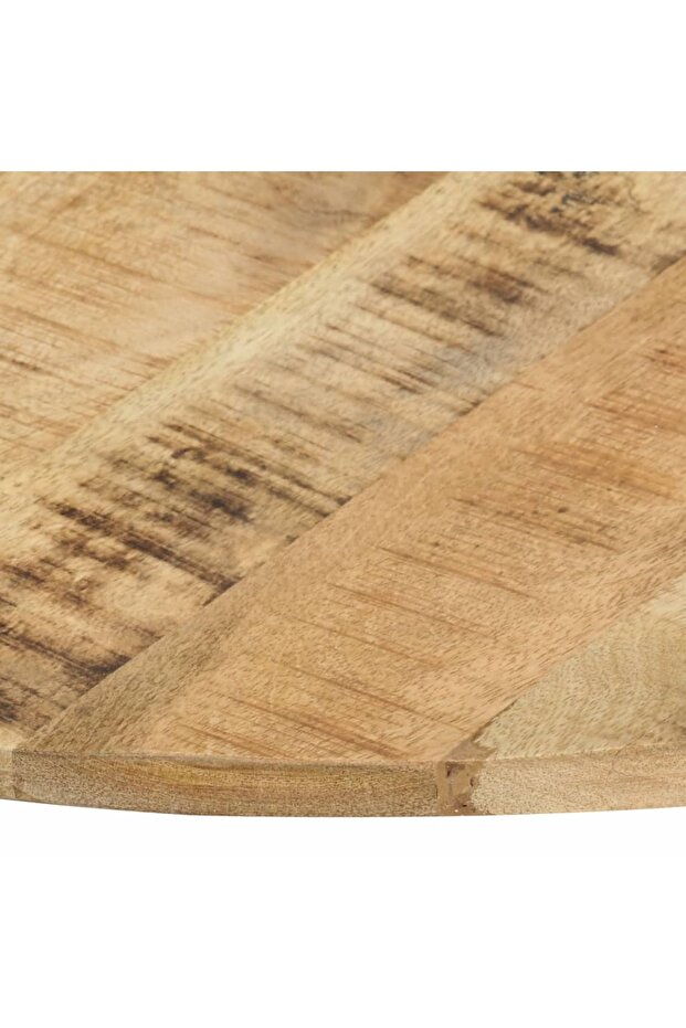 Table top, 70 cm, solid mango wood, round, 15-16 mm - 2