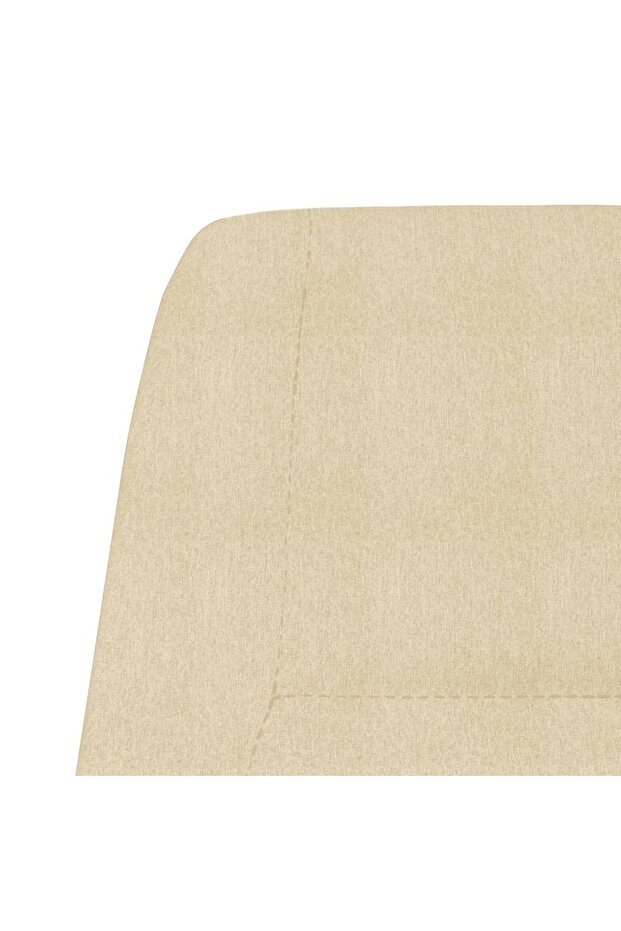 Scaun de relaxare, crem, material textil - 6