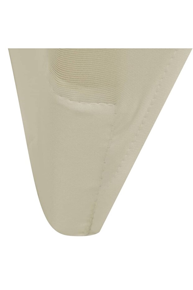 Huse elastice pentru scaun, 12 buc., crem - 7