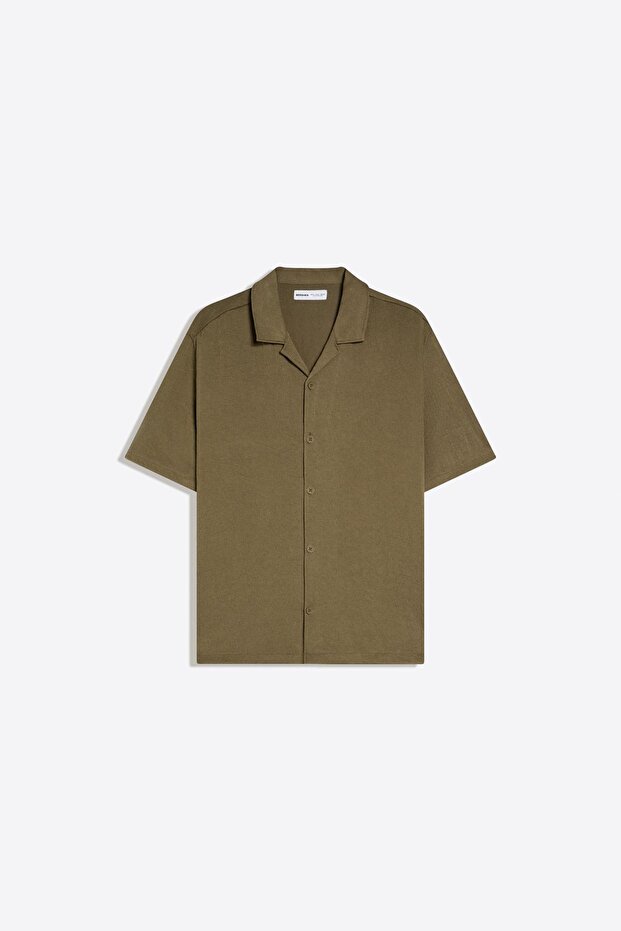 Kısa kollu rustik gömlek - 5