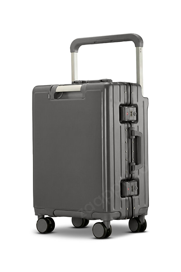 Wide Handle Hard Shell Aluminum Framed 20 Inch(8-10kg) Cabin Size Luggage With Laptop Pocket