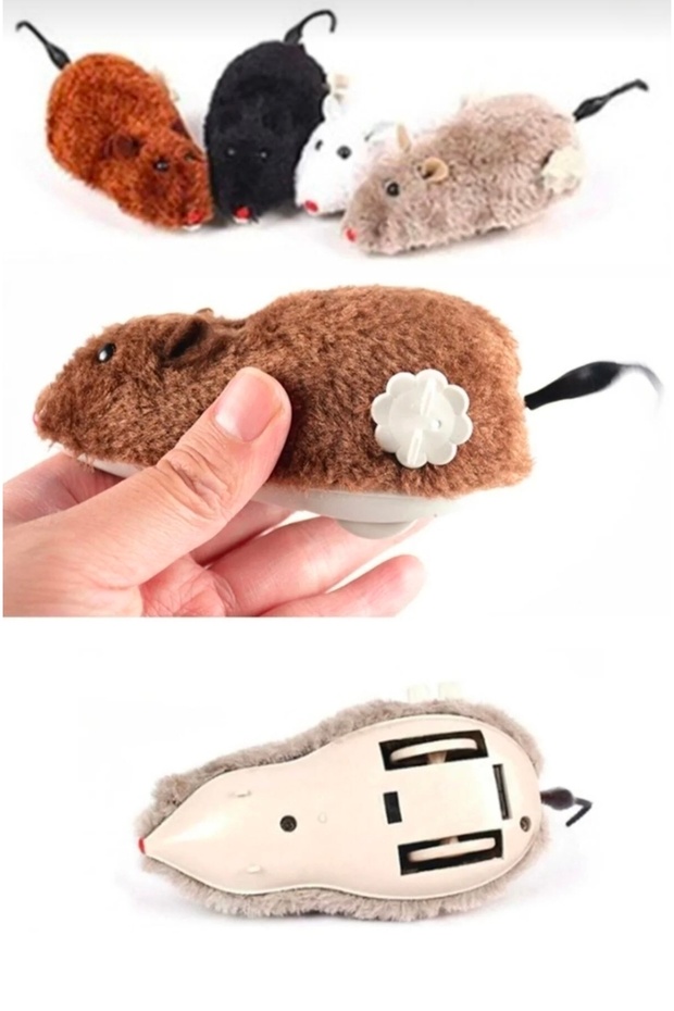 Wind-Up Mouse Cat Training Toy