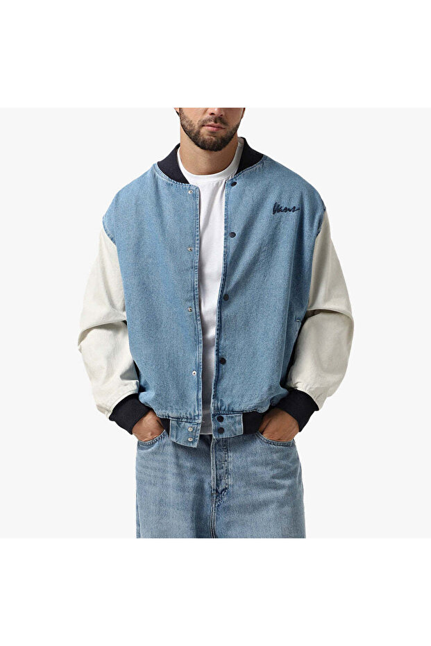 Jacheta Denim Baseball - 1