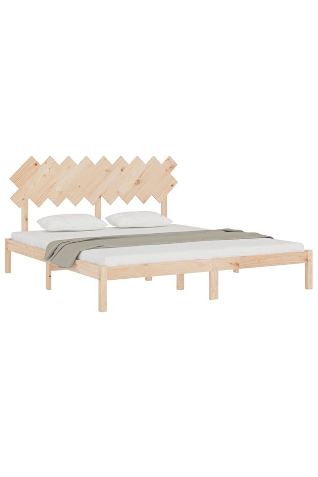 Super King 6FT bed frame, 180x200 cm, solid wood - 3