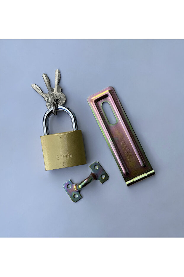 Yellow Padlock 50mm (12cm Lock Strap)
