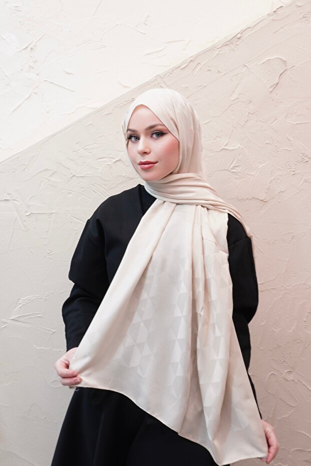 Dama Pattern Modal Jacquard Shawl