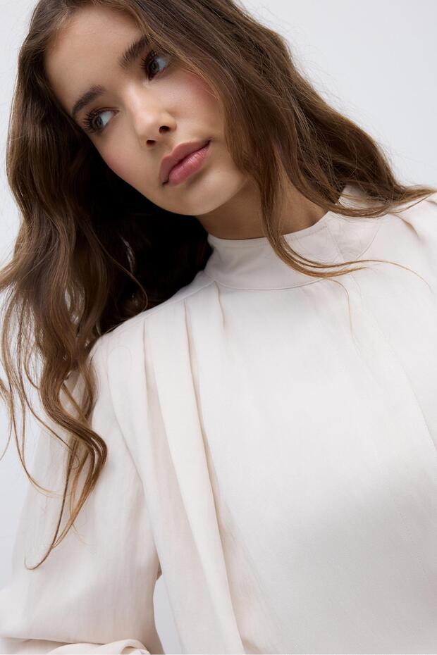 Piliseli dökümlü ceket - 4