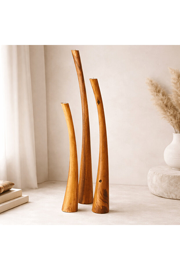 Three Gading Candle Holder Set