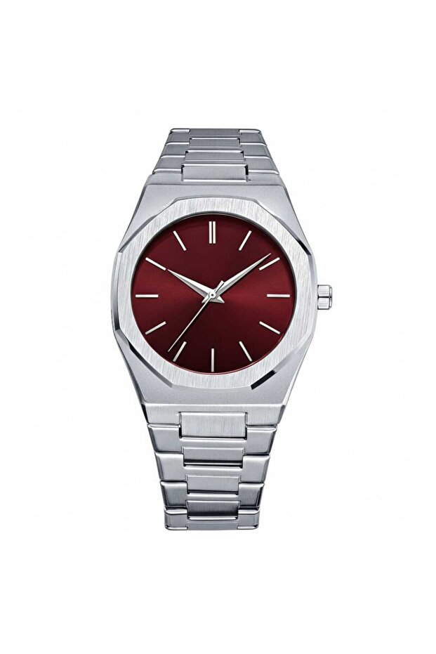 Steel Cord Geometric Men's Wristwatch