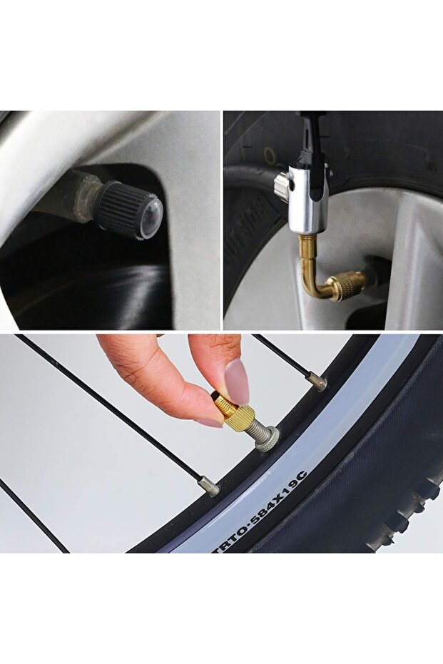 Inflator de anvelope cu manometru - 2