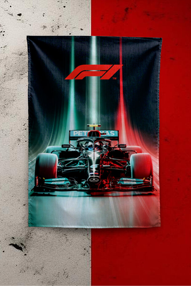 F1 Themed Wall Art Wall Covering Rug Sq Tapestry Formula 1