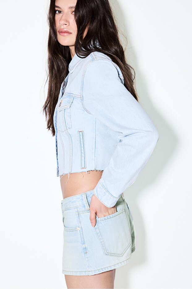 D79 düşük bel şort - 3