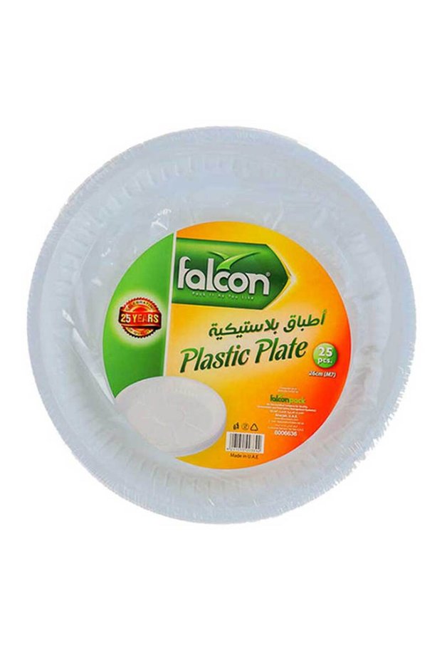 PLASTIC PLATE ROUND M 7