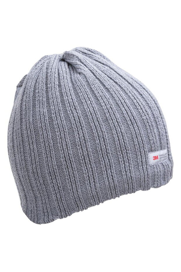 Acrylic thermal hat with Patterned / gray