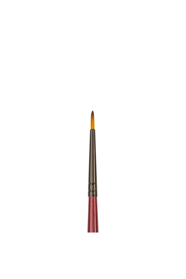 123 Series Synthetic Bristle Round Brush No: 0 X 12 Pieces