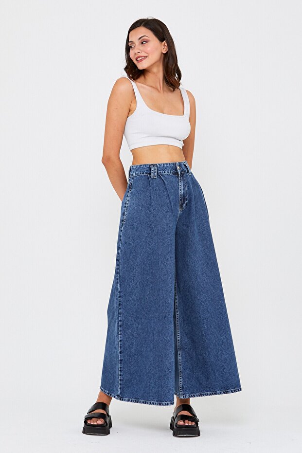 Slouchy Geniş Paça Pantolon - 2