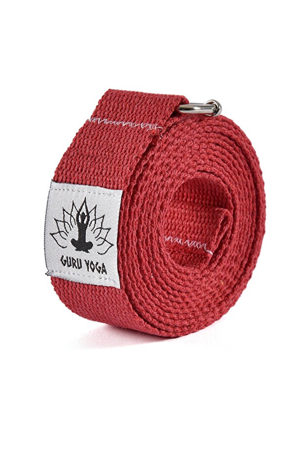 Natural Yoga Belt Red 250 Cm