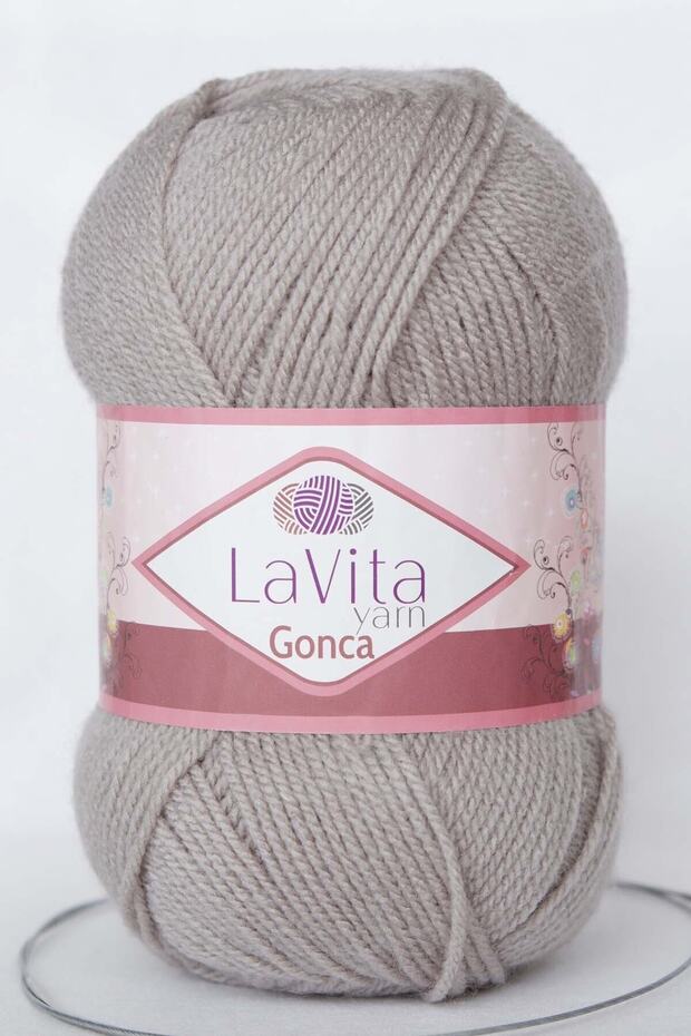 Gonca Hand Knitting Yarn Taka Yarn (6022-Soft Gray)