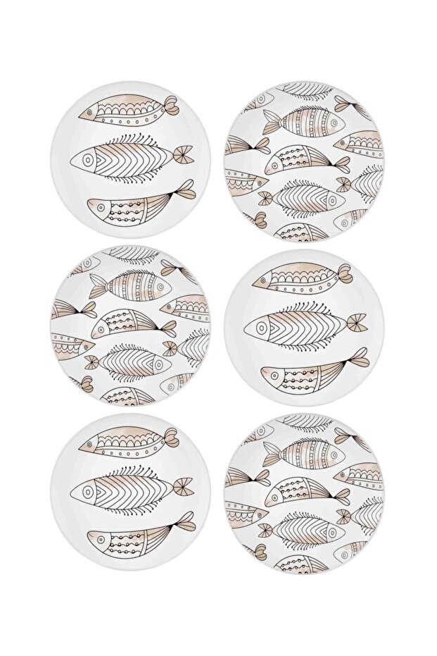 Wish Cake Plate Set of 6 - 19 cm