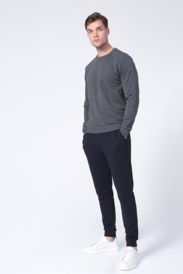 Basic Lacivert Erkek Eşofman Altı - 1