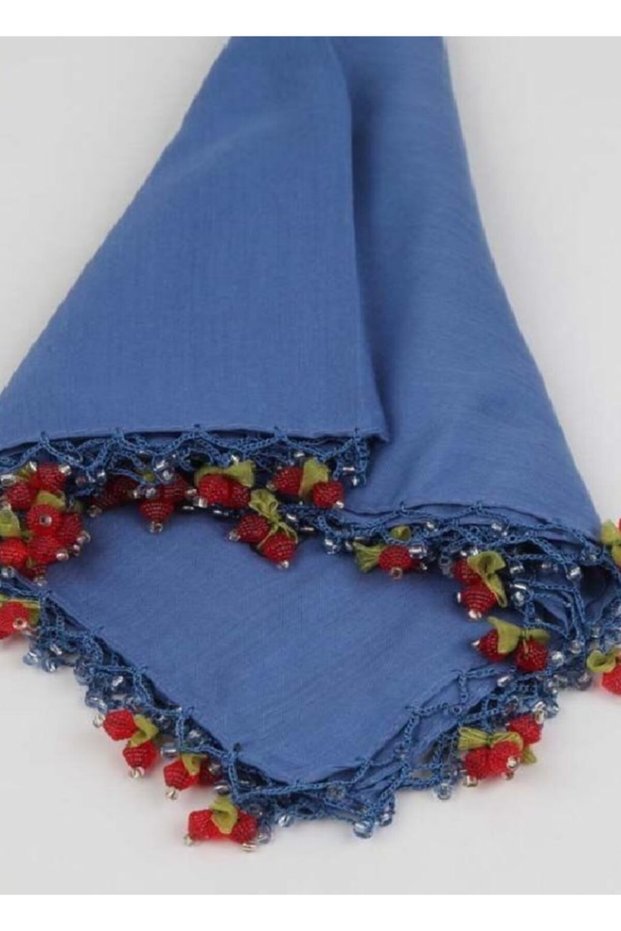 Cherry Embroidered Hand Embroidered Beaded Scarves