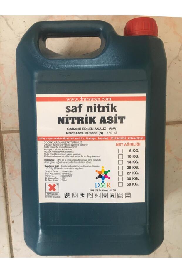 Saf Nitrik Asit 6 kg - 3