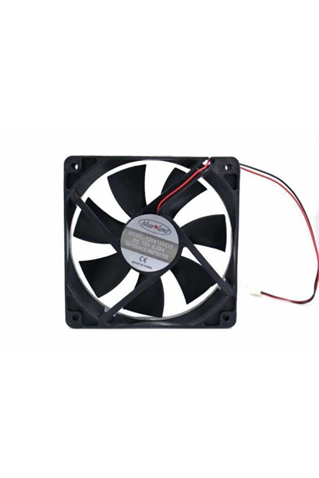 120x120x25mm 12V DC 2 Pin مروحة بلاستيكية