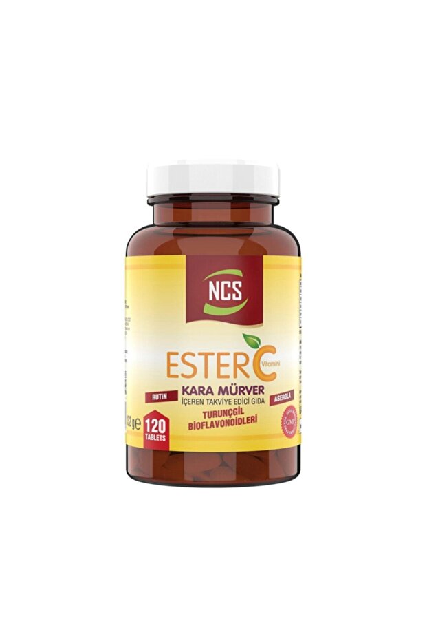 Ester Vitamin C 1000 Mg 120 Tablets Black Elderberry Citrus