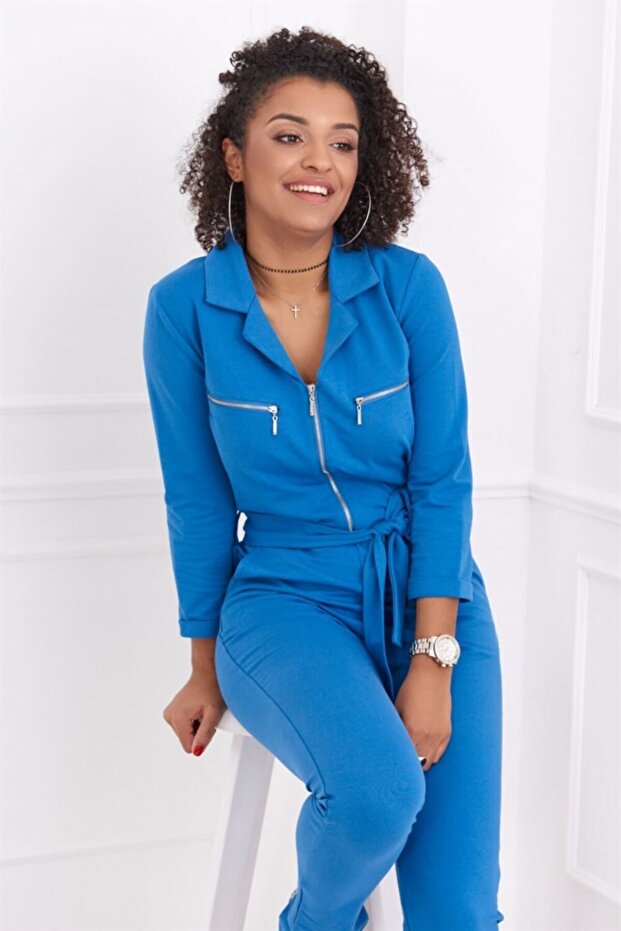 Fermuar Detaylı Tulum - 6