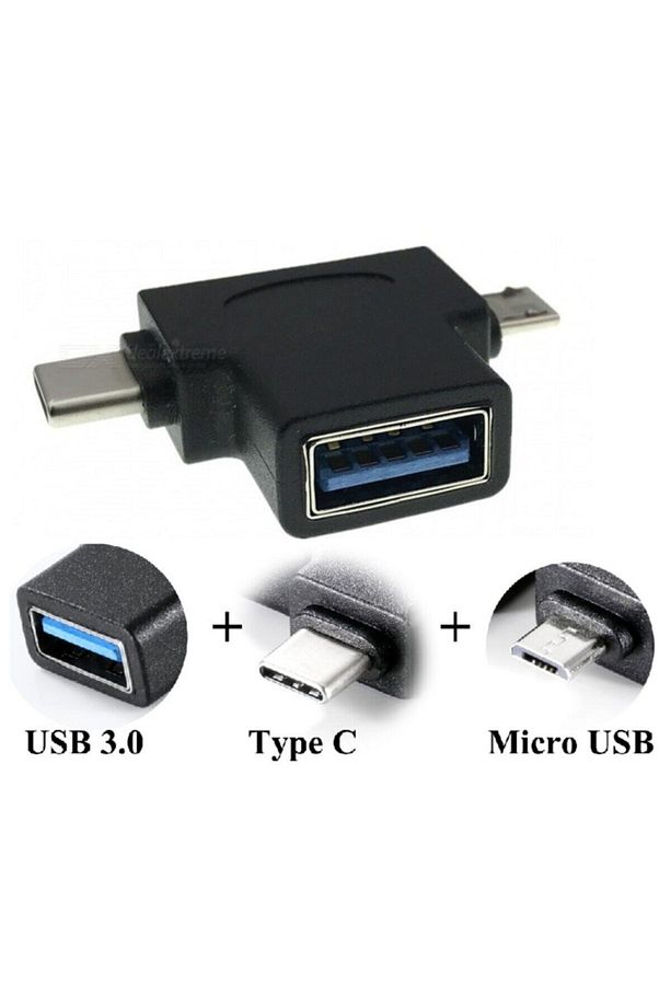 Marka: 4372 Usb 3.0 To Type C Micro Usb 3.1 Data Şarj Çevirici Dönüştürücü Adaptör Kategori: - 5