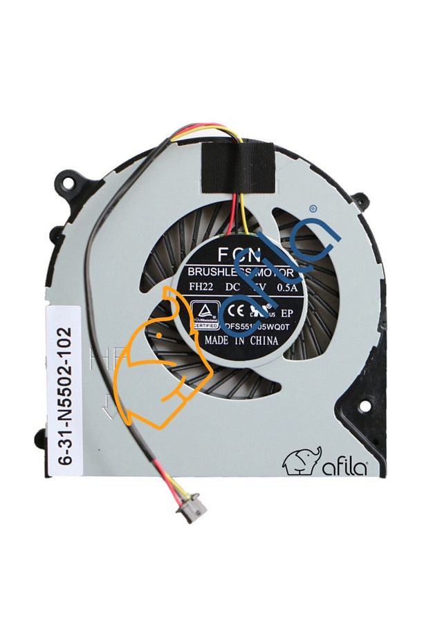 Monster Abra A5 V12.1 Notebook Fan (sağ) - 1