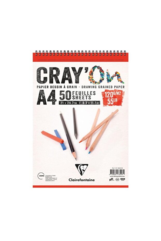 كتلة رسم تلوين A-4 120 جرام 50 ورقة حلزونية علوية Cd966518