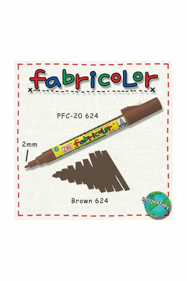 Fabricolor Örtücü Kumaş Boyama Kalemi KAHVERENGİ - 1