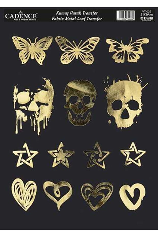Foil Fabric Transfer 21X30 Cm. Vt-032