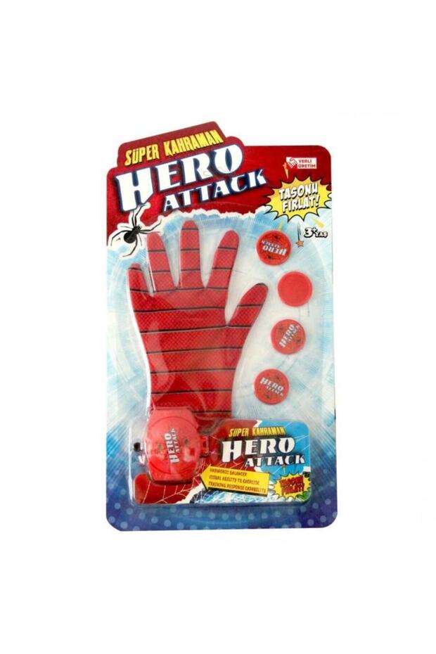 Süper Kahraman Hero Attack Disk Atan Eldiven - 1