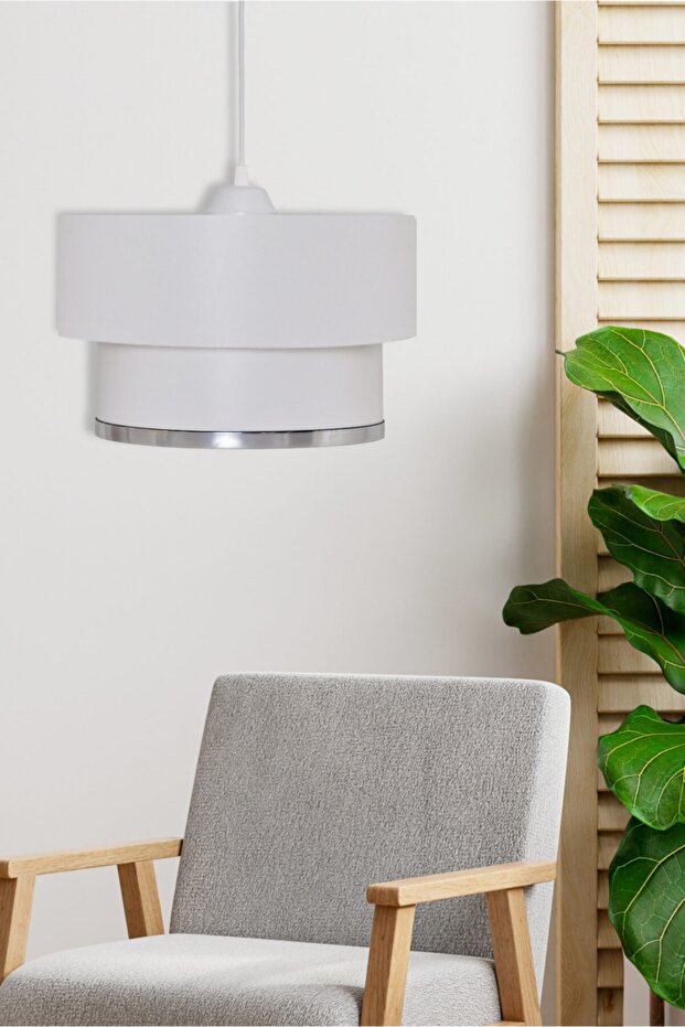 Vip Sarkıt Avize Krom / Beyaz - 1