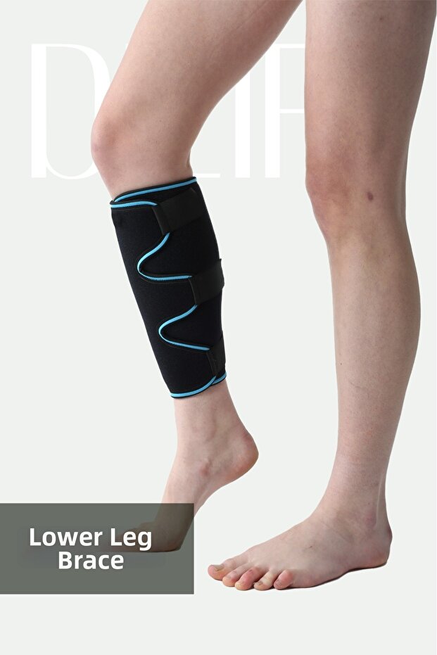 Lower Leg Support Brace | Protects the Lower Leg Muscles and Aids in Recovery, Right & Left Compatible