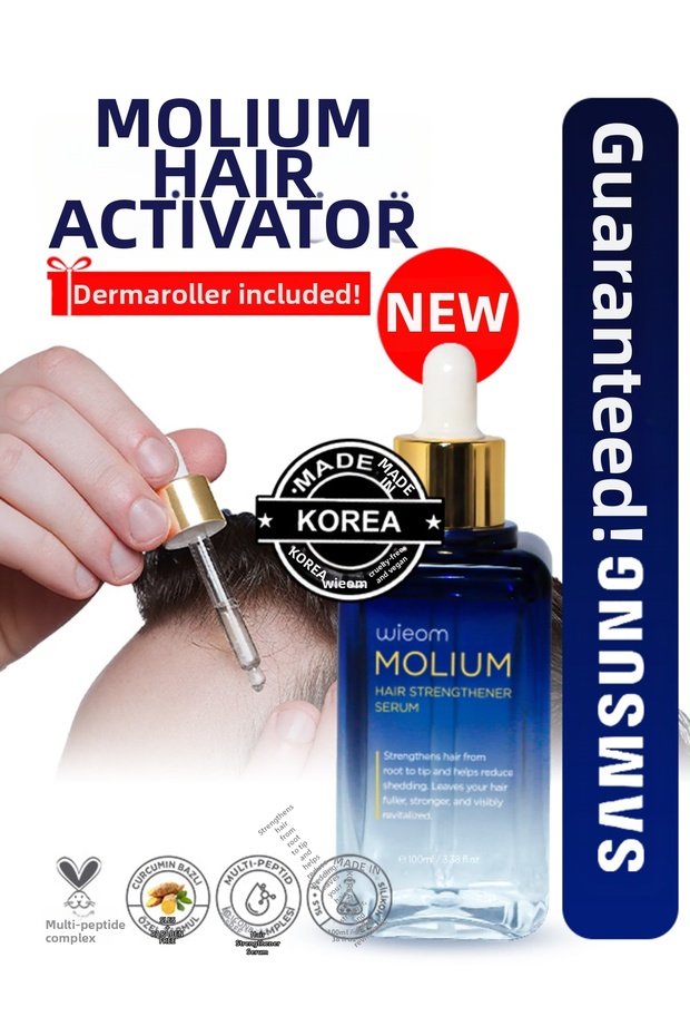 (New) Molium -Hair Activator Serum -Imported from Korea -Hair Remover -Strengthening -Anti-Hair Loss