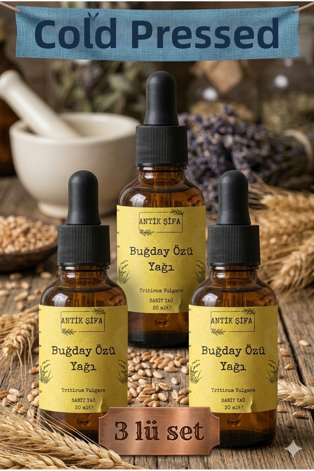 Pack of 3 20ML Pure Wheat Extract Oil
