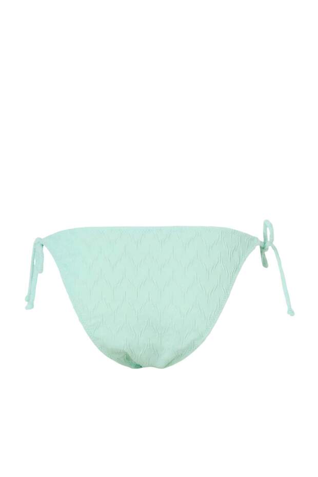 Turkuaz Bağlamalı Dokulu Regular Bikini Altı TBESS23BA00250 - 5