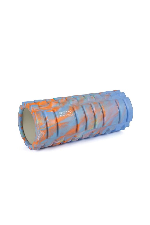 Pro Series Cloudy Marble Foam Roller Pilates Massage Roller Camouflage Blue